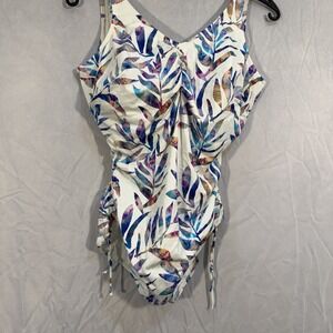 Fantasie Calypso Harbor 36J Wired Full Cup Unpadded Adjustable Swimsuit Floral
